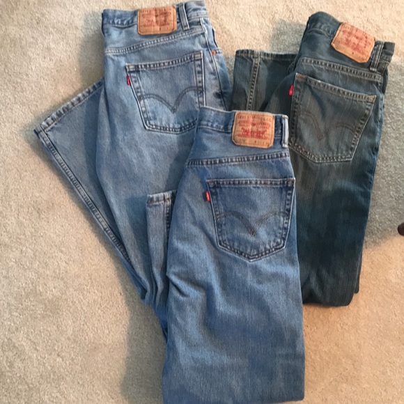 Levi's Other - 3 pair Levi’s jeans 31/30